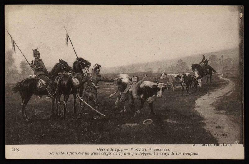 Guerre de 1914 - Atrocités Allemandes
