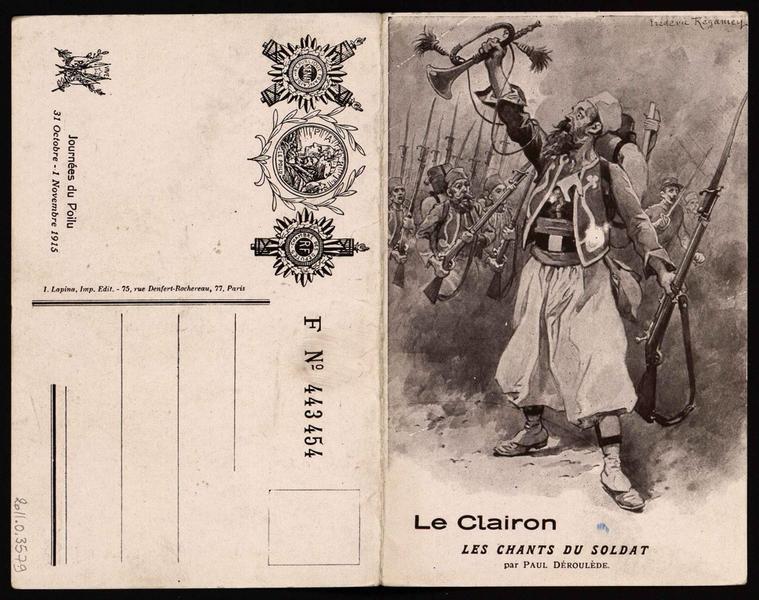 Le Clairon / LES CHANTS DU SOLDAT par PAUL DEROULEDE