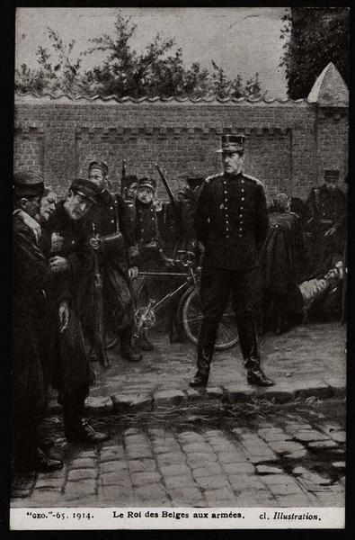Le Roi des Belges aux armées