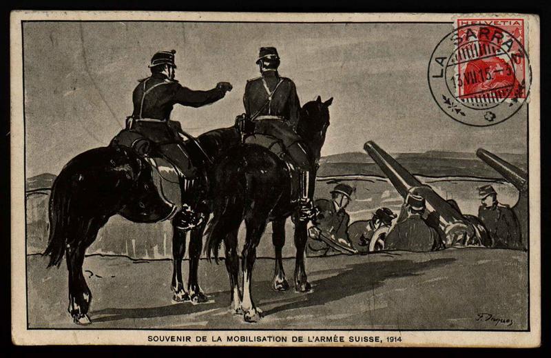 SOUVENIR DE LA MOBILISATION DE L'ARMEE SUISSE, 1914