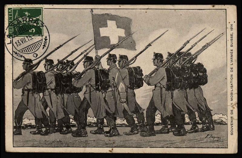 SOUVENIR DE LA MOBILISATION DE L'ARMEE SUISSE, 1914