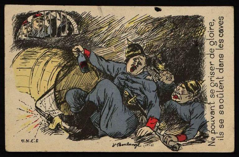 Ne pouvant se griser de gloire, ils se saoulent dans les caves