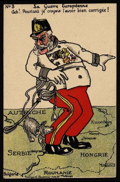 N°3 La Guerre Européenne / Ach! ... Pourtant je croyais l'avoir bien corrigée