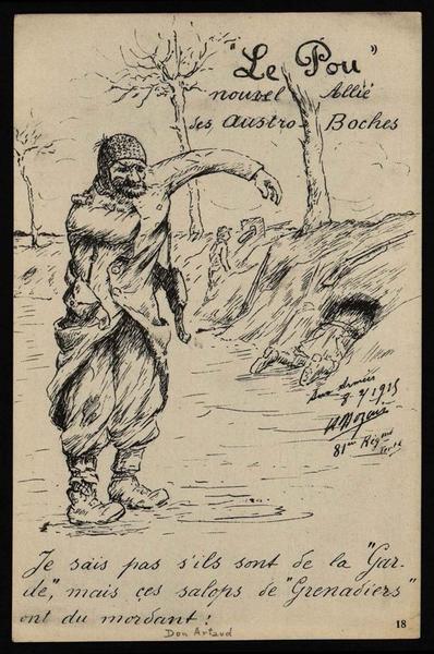Le Pou / nouvel Allié des Austro-Boches
