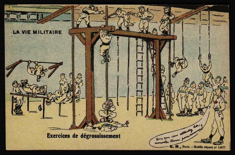LA VIE MILITAIRE / Exercices de dégrossissement