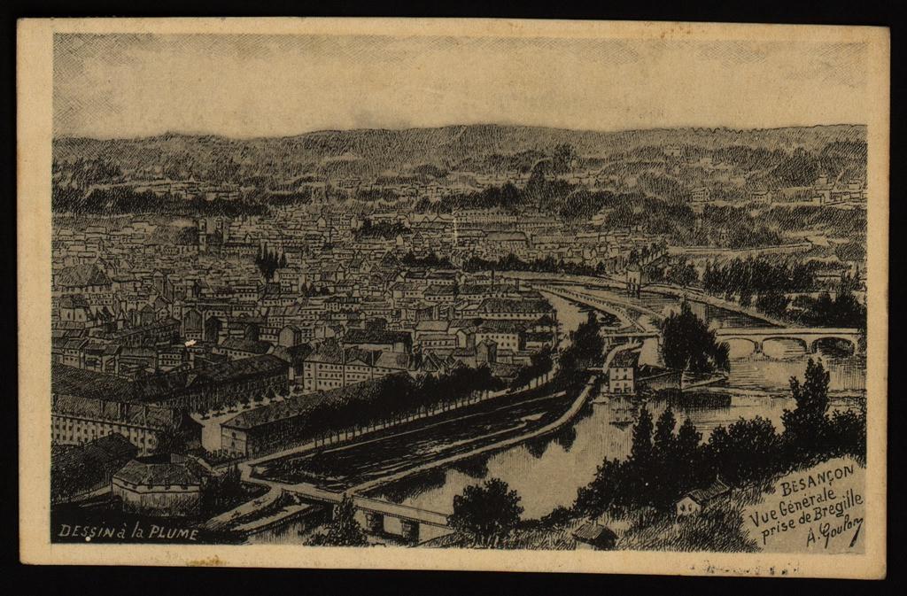 BESANÇON - Vue Générale prise de Brégille