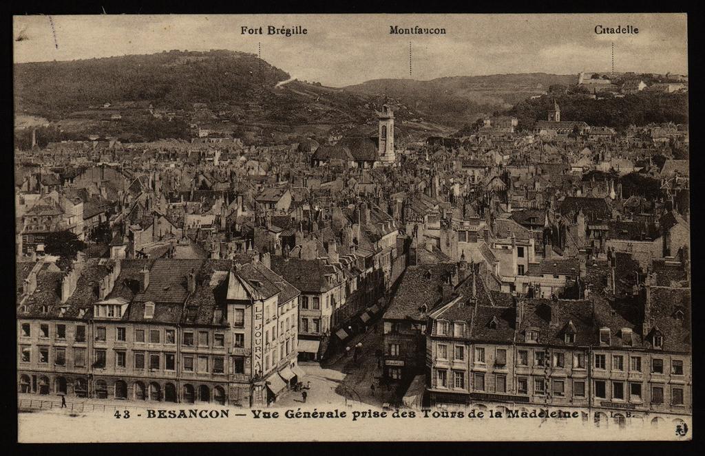 BESANÇON - Vue Générale prise des Tours de la Madeleine