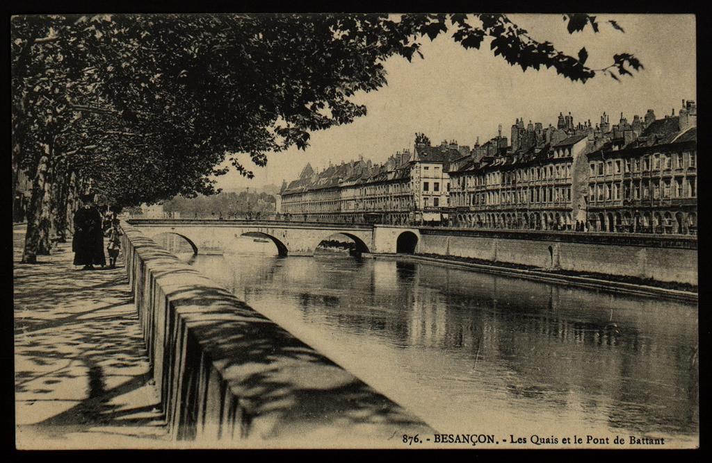 BESANÇON - Les Quais et le Pont de Battant