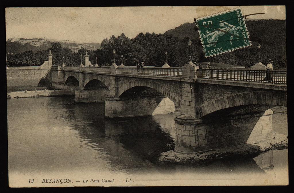 BESANÇON - Le Pont Canot