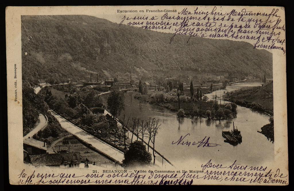 Excursion en Franche-Comté - BESANÇON - Vallée de Casamène et Île Malpas