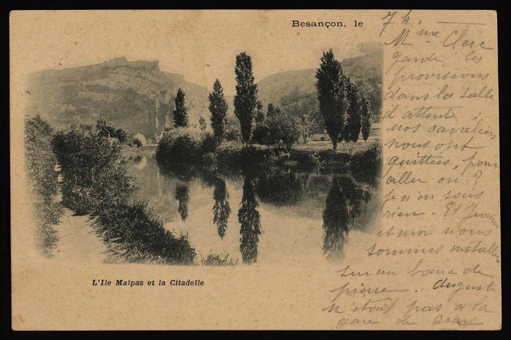 Besançon, le ... - L'Île Malpas et la Citadelle