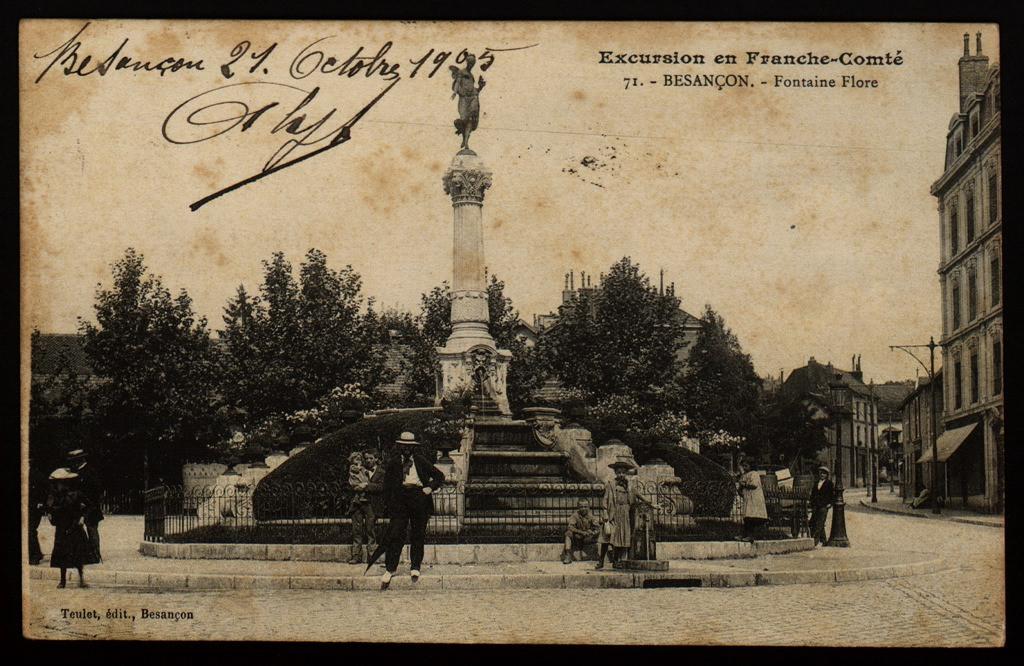 Excursion en Franche-Comté - BESANÇON - Fontaine Flore