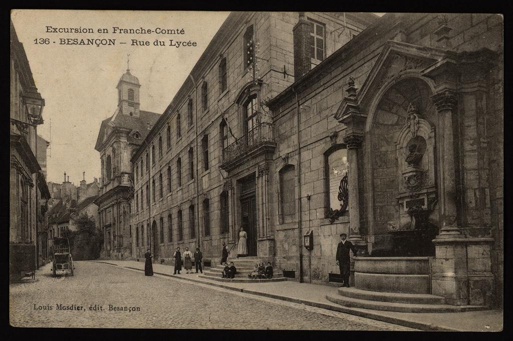 Excursion en Franche-Comté - 136 - BESANÇON - Rue du Lycée