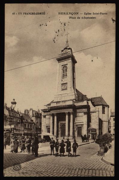 EN FRANCHE-COMTE - BESANÇON - Eglise Saint-Pierre - Place du 4 Septembre