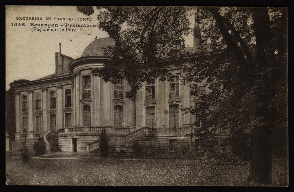 EXCURSION EN FRANCHE-COMTE - Besançon - Préfecture (Façade sur le Parc)