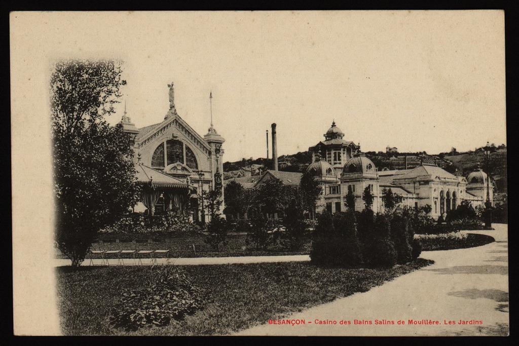 BESANÇON - Casino des Bains Salins de Mouillère, Les Jardins
