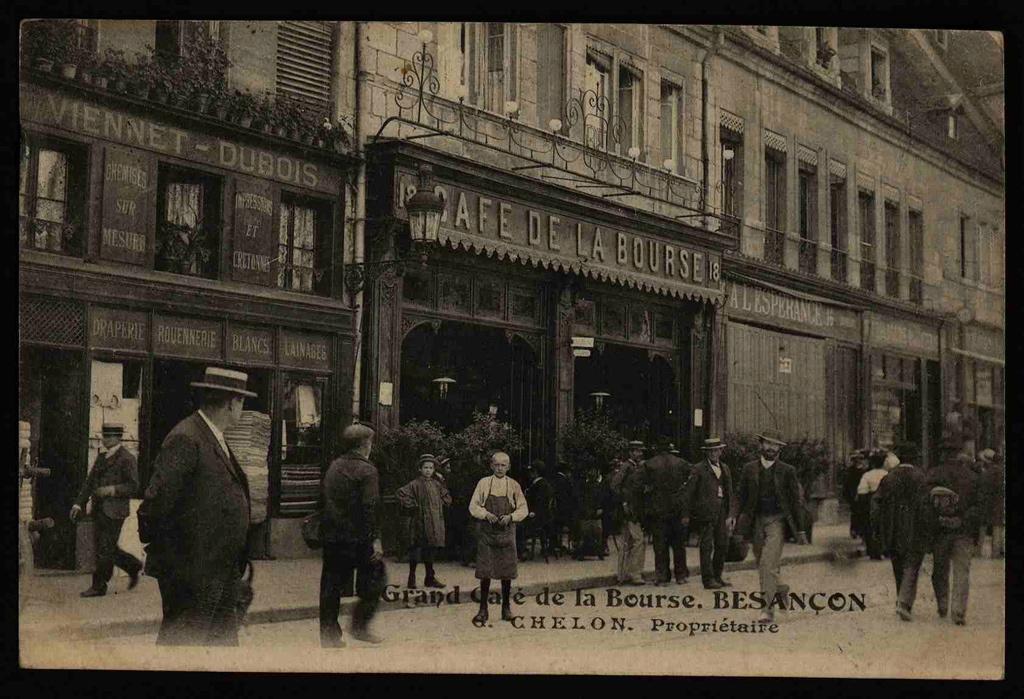 BESANÇON - Grand Café de la Bourse - G.CHELON. Propriétaire