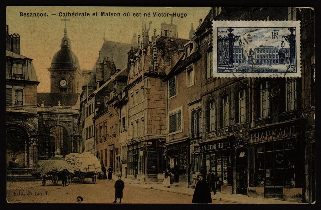 Besançon - Cathédrale et Maison où est né Victor Hugo