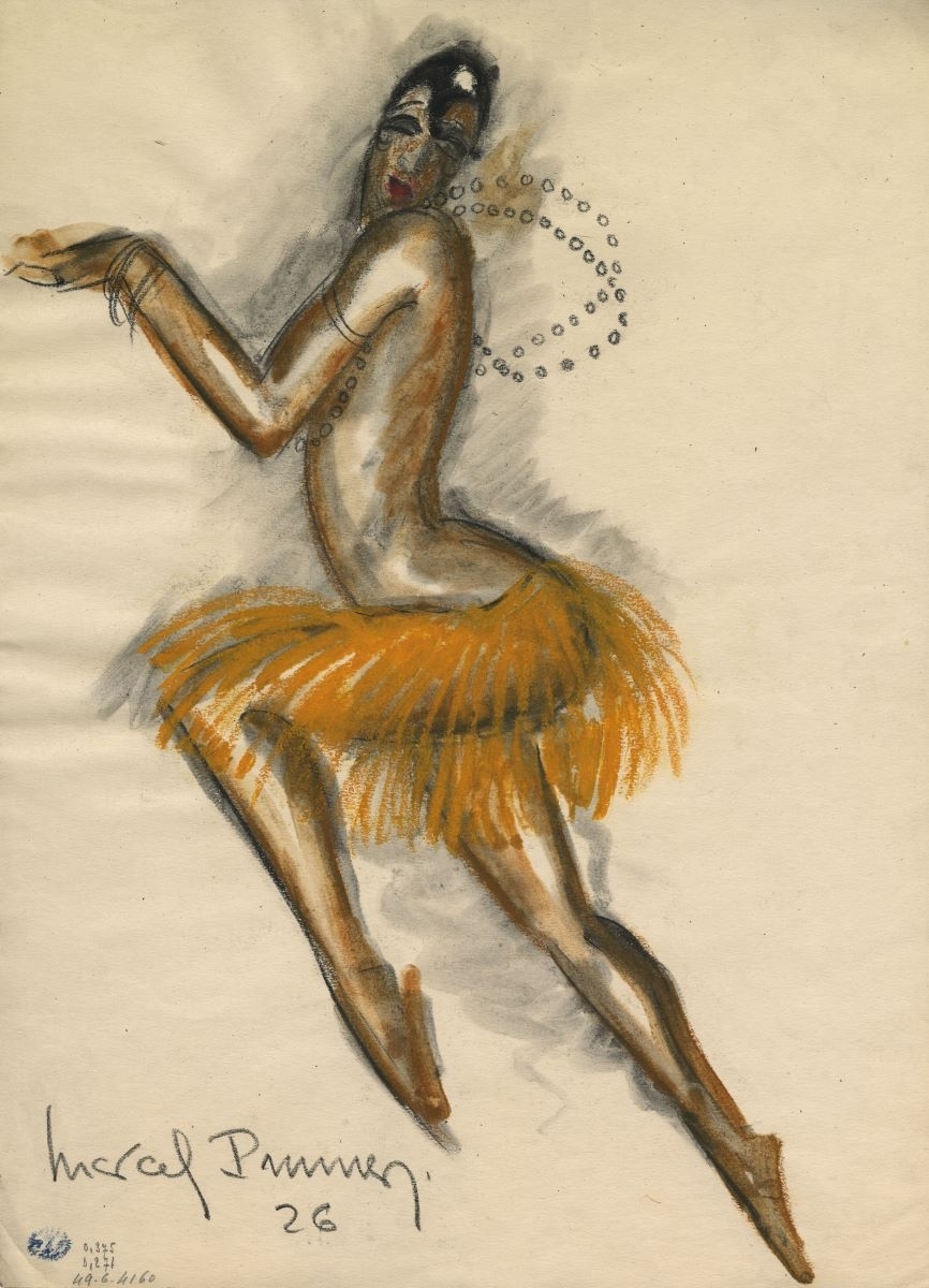 Joséphine Baker dansant (titre factice)