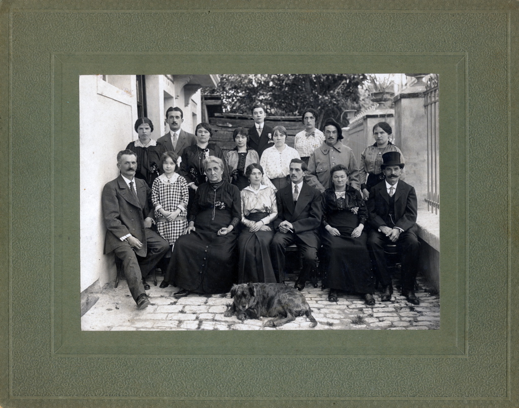 Photographie des membres de la famille Fleck, horlogers (titre factice)