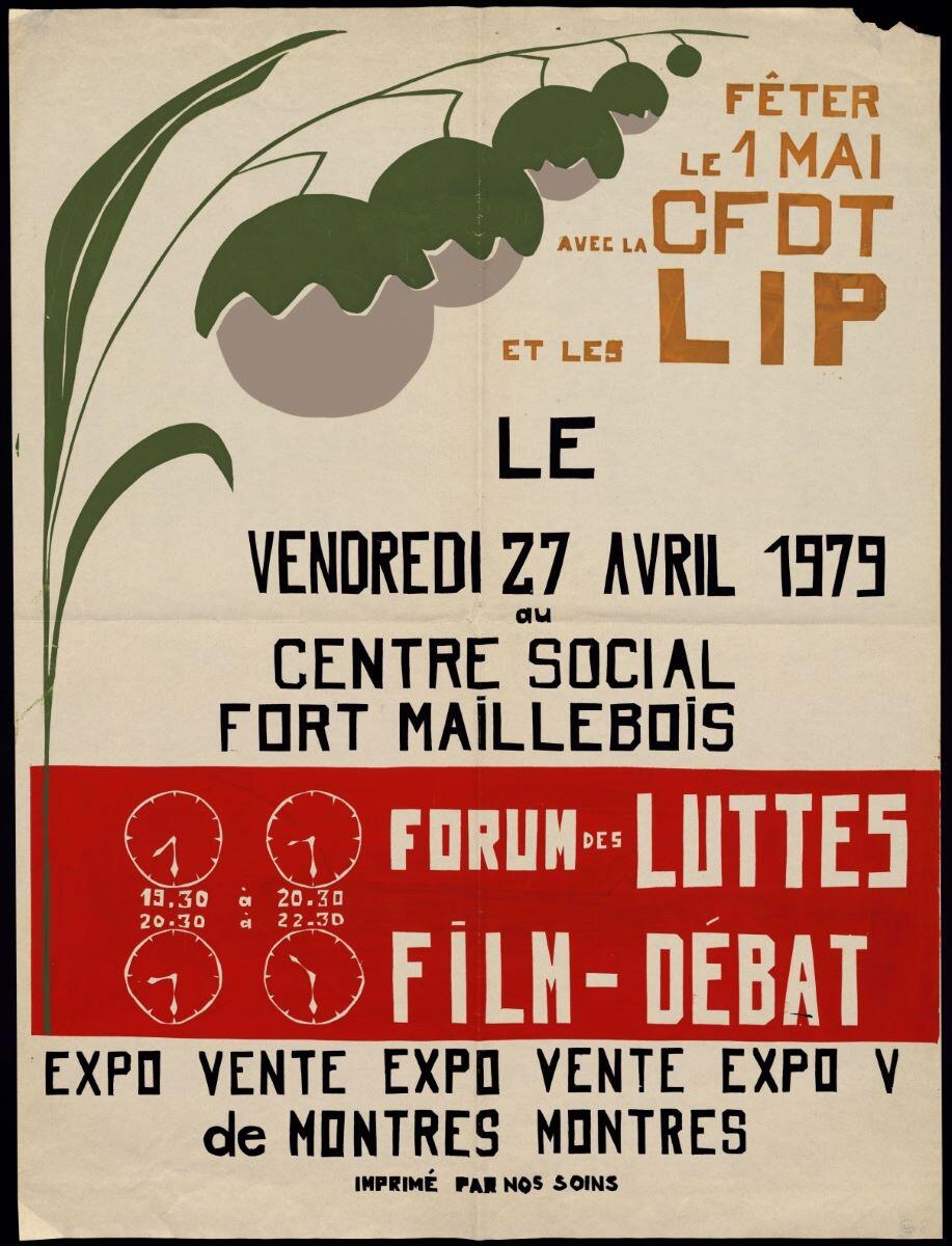 FETER le 1er MAI avec la CFDT et les LIP