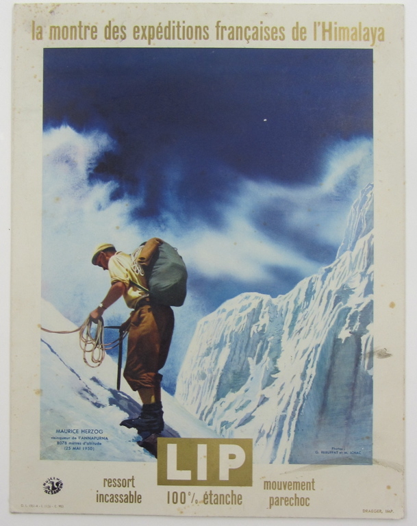 la montre des expéditions françaises de l'Himalaya