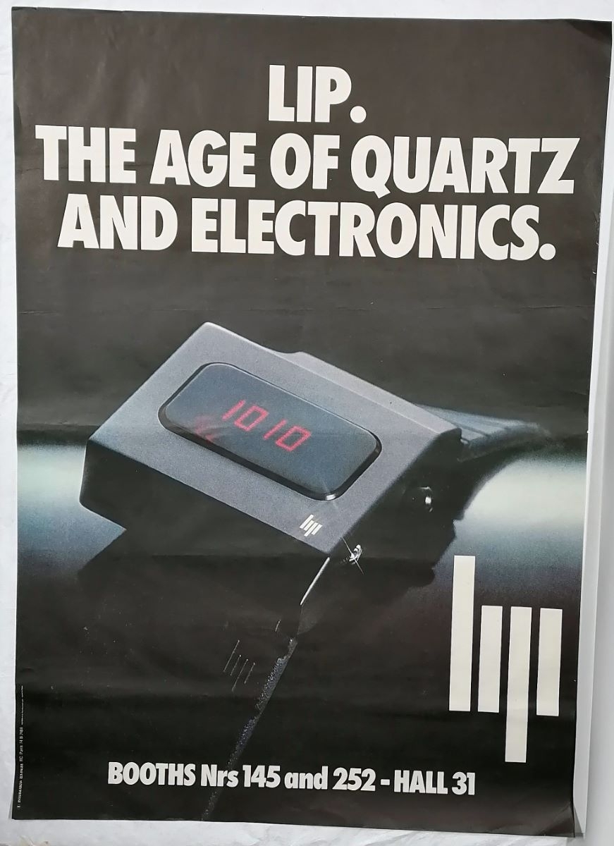 LIP. THE AGE OF QUARTZ AND ELECTRONICS.