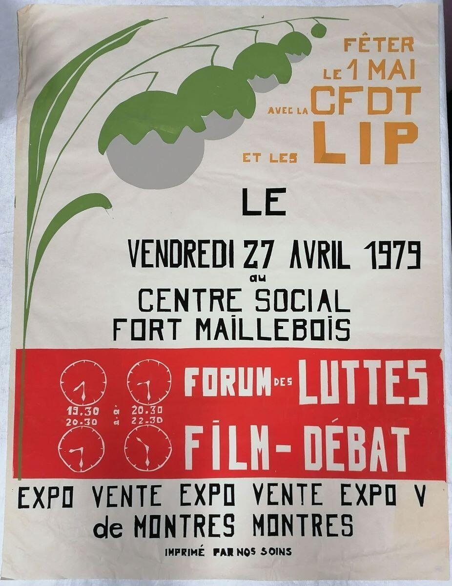 FETER le 1er MAI avec la CFDT et LIP