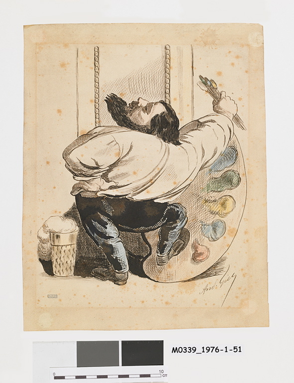 Courbet à la palette