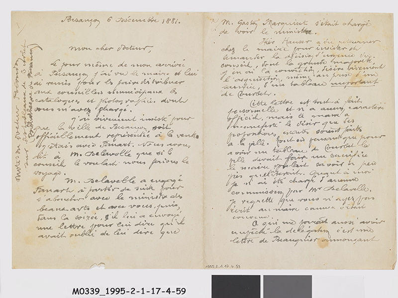 Lettre d'Olivier Ordinaire à Monsieur le Docteur