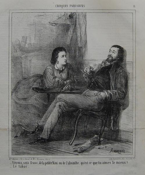 Croquis parisien (titre inscrit)