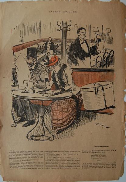Lettre trouvée (titre inscrit)