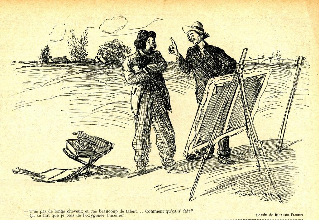Le peintre inspiré (titre factice)