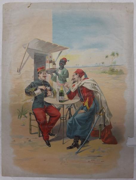Spahi dans le désert (titre factice)