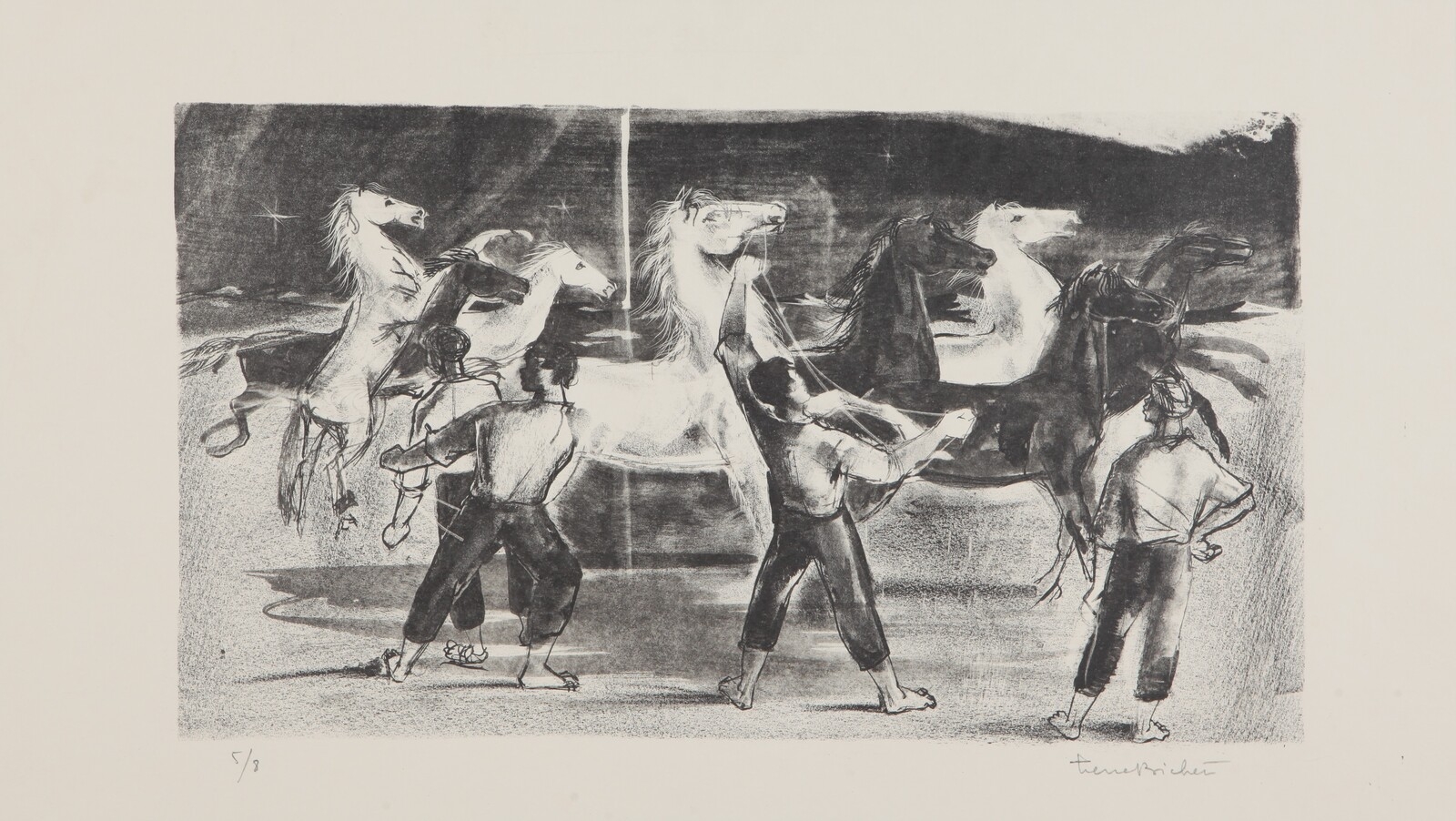 Hommes et chevaux (titre inscrit)