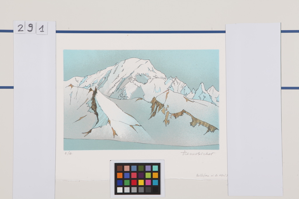 Belleface et le Mont Blanc (titre inscrit)