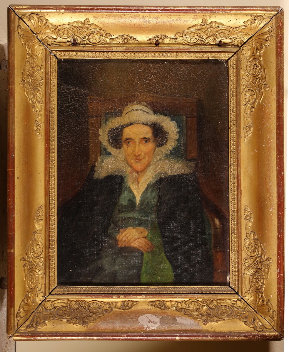 Dame âgée au bonnet blanc