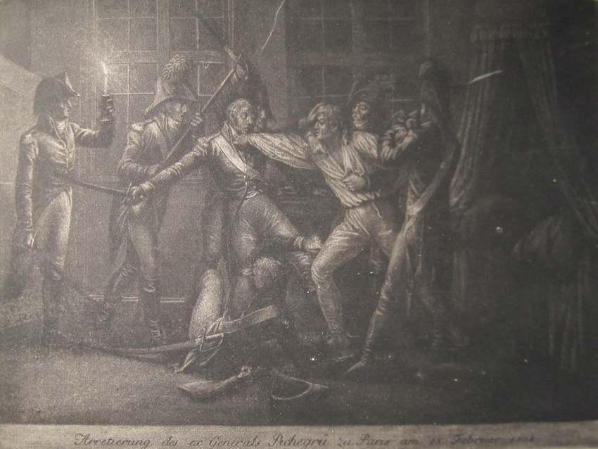 Arrestation du Général Pichegru, le 28 février 1804