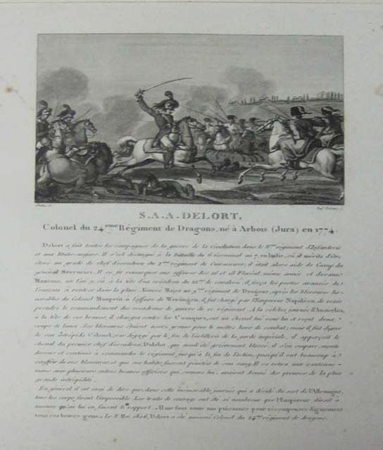Portrait du colonel Delort ; S.A.A. Delort