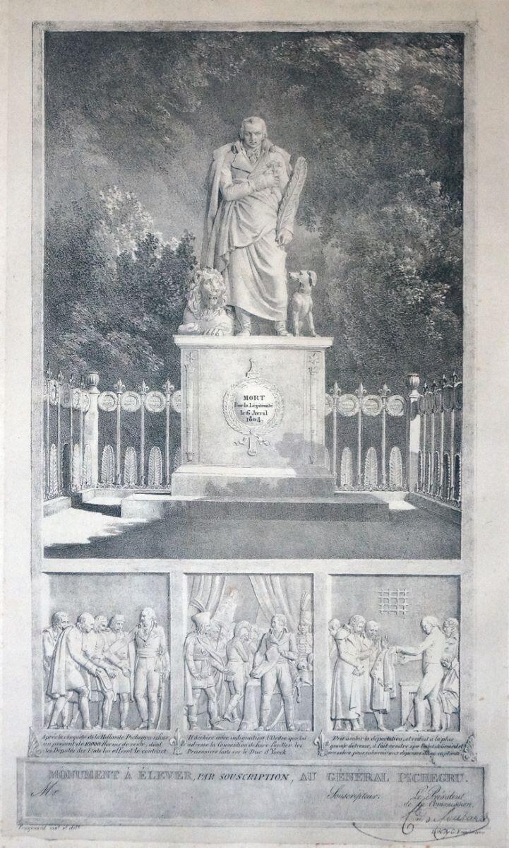 Monument à élever, par souscription, au Général Pichegru (projet de statue à élever à Pichegru à Besançon)