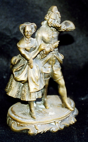 La bouderie, couple Louis XV