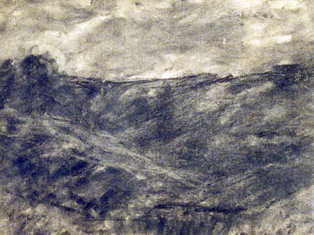 Fond de vallon, le soir