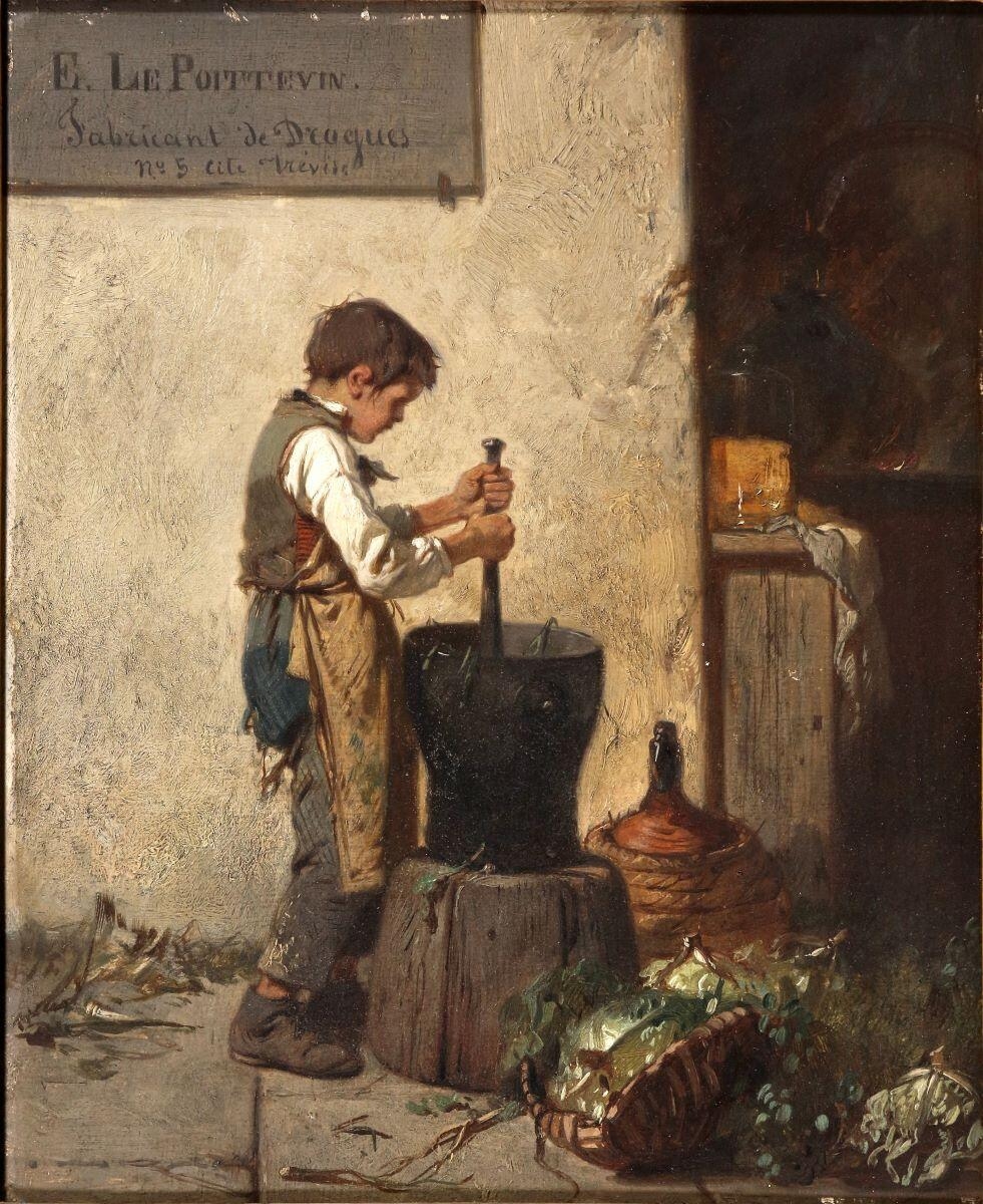 Un chimiste en herbe ou le pilon