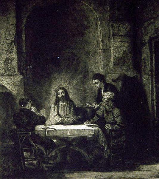 Le Christ se révélant aux pèlerins d'Emmaüs