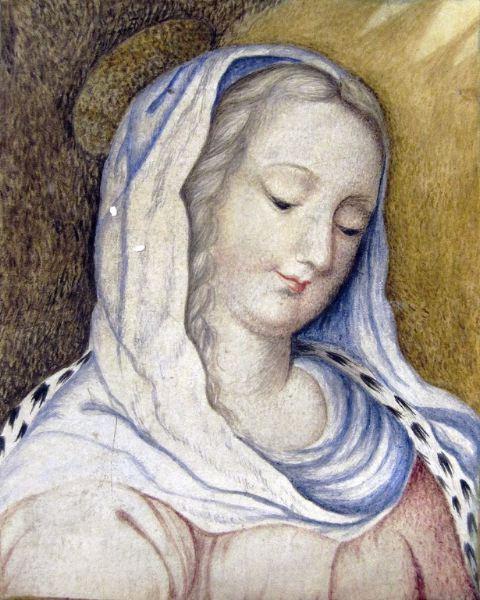 Tête de Vierge (miniature)