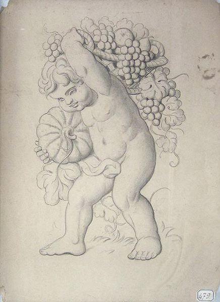 Enfant portant des fruits