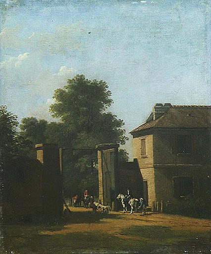 Sortie de château. Entrée du Parc de Saint-Cloud