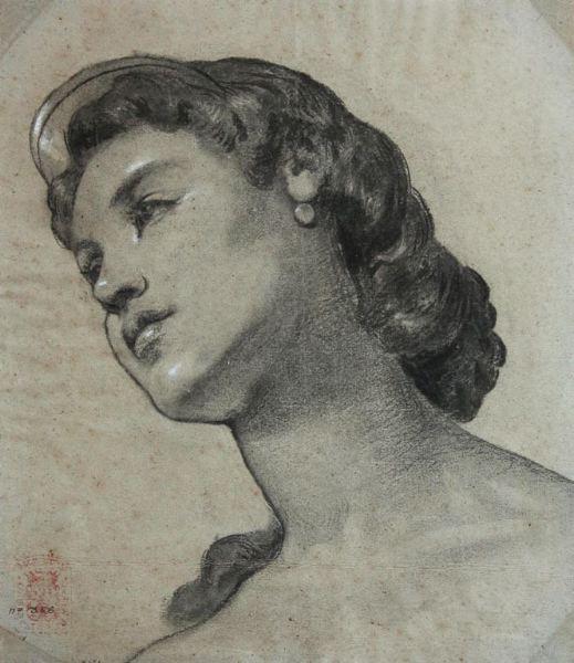 Tête de femme avec un diadème