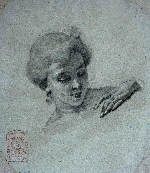 Tête de jeune femme