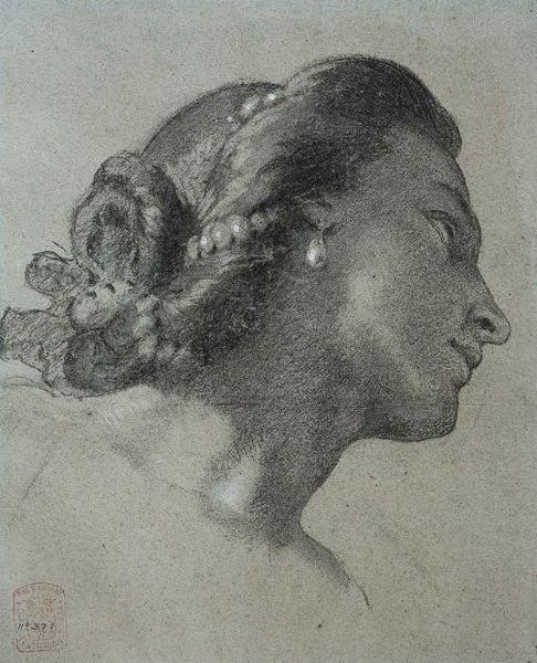 Tête de femme (étude)